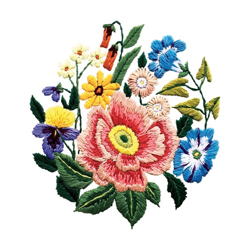 [Tattly] Stitched Bouquet Pairs